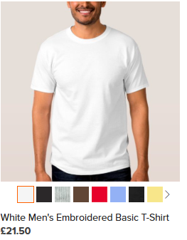 Empath Men's Embroidered Basic T-Shirt