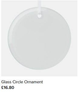 Empath Circle Glass Hanging Ornament Gift