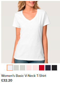 Empath Women's Basic V-Neck T-Shirt