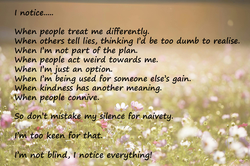 Empaths notice everything