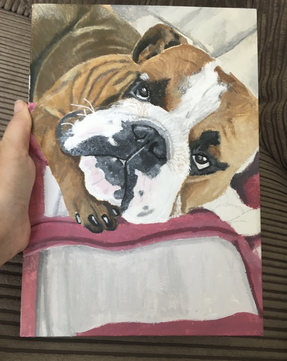 English Bulldog Painting English Bulldog Painting