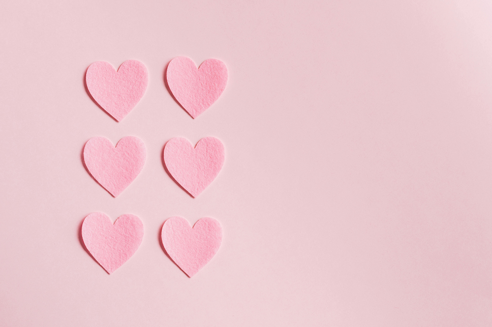 Pink Hearts Background