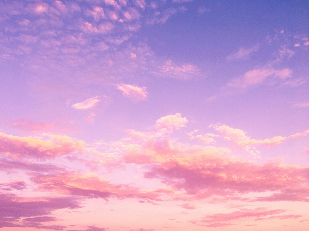 Pink Purple Clouds Background