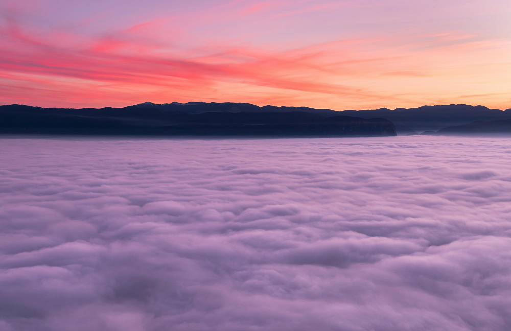 Purple Sunset Background