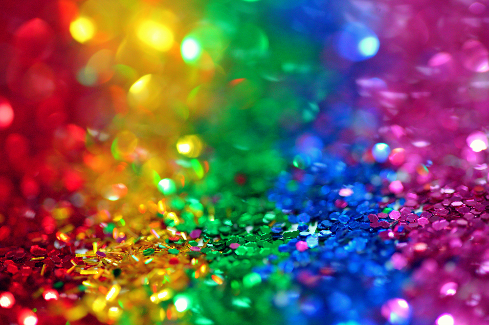 Rainbow Sparkle Background